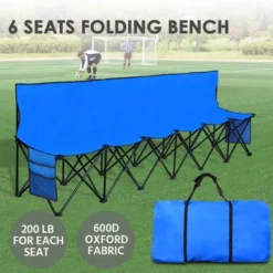 Yaheetech 6 Seats Portable Folding Bench For Sports Camping 15 Yaheetech 6 Seats Portable Folding Bench For Sports Camping -Sunnydaze Decor Store GUEST d5d148bc 678d 40a9 915b 30f8be8efc02