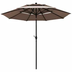 10' X 10' Double Vented 3-Tier Patio Market Table Umbrella - Wellfor 26 10' X 10' Double Vented 3-Tier Patio Market Table Umbrella - Wellfor -Sunnydaze Decor Store GUEST d6ab07d8 f431 4431 a05b f065aca3e317