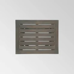 Champlain 3pc Acacia Wood Rocking Chairs Set - Gray/Dark Gray - Christopher Knight Home -Sunnydaze Decor Store GUEST d71973a0 ad95 47d4 8fe1 aaa476f49a64