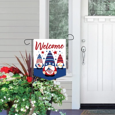 Big Dot Of Happiness Patriotic Gnomes - Outdoor Home Decorations - Double-Sided Holiday Gnome Party Garden Flag - 12 X 15.25 Inches 7 Big Dot Of Happiness Patriotic Gnomes - Outdoor Home Decorations - Double-Sided Holiday Gnome Party Garden Flag - 12 X 15.25 Inches - Image 5