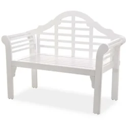 Lutyen Outdoor Garden Bench: Built With FSC-Certified Eucalyptus Wood 8 Lutyen Outdoor Garden Bench: Built With FSC-Certified Eucalyptus Wood -Sunnydaze Decor Store GUEST d766a819 e3a1 443f 89c3 99a06885225a