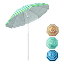 Costway 6.5Ft Patio Beach Sunshade Umbrella Portable Tilt Outdoor Yellowith Green/Navy/Blue 24 Costway 6.5Ft Patio Beach Sunshade Umbrella Portable Tilt Outdoor Yellowith Green/Navy/Blue -Sunnydaze Decor Store GUEST d77849d0 5af7 4f71 b054 3a48ed32a99c