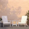Merrick Lane Set Of 2 All-Weather Adirondack Patio Chairs With Matching Side Table -Sunnydaze Decor Store GUEST d851f054 b4ff 42c5 bba1 df403b84b253