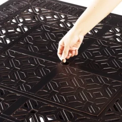 5pc Outdoor Dining Set With 42" Aluminum Square Medallion Design Fire Table & Deep Seating Swivel Rocking Chairs - Oakland Living 21 5pc Outdoor Dining Set With 42" Aluminum Square Medallion Design Fire Table & Deep Seating Swivel Rocking Chairs - Oakland Living -Sunnydaze Decor Store GUEST d93a31b8 e134 4fc0 b32c 97e452060f2e 1