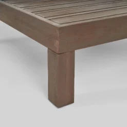 Oana 3pc Acacia Modular Loveseat And Table Set - Gray/Dark Gray - Christopher Knight Home -Sunnydaze Decor Store GUEST d9f9e724 ab9a 426a 8db1 e36d32f22d96