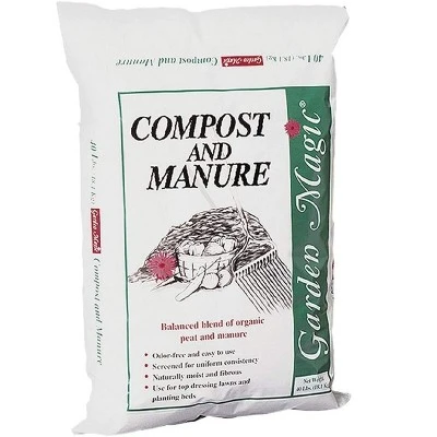 Michigan Peat 5240 Outdoor Lawn Garden Compost And Manure Blend For Fertilizing Soil Amendment In Planters, Raised Beds, & More, 40 Pound Bag (2 Pack) 3 Michigan Peat 5240 Outdoor Lawn Garden Compost And Manure Blend For Fertilizing Soil Amendment In Planters, Raised Beds, & More, 40 Pound Bag (2 Pack)