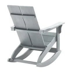 Emma And Oliver Set Of 2 Modern All-Weather Poly Resin Adirondack Rocking Chairs For Indoor/Outdoor Use -Sunnydaze Decor Store GUEST dae2acfb 94b2 46d9 860e eafa41e7839d