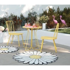 Heidi 3pc Indoor/Outdoor Patio Bistro Set - Novogratz -Sunnydaze Decor Store GUEST dbbf7682 0be6 42eb af43 a1fbd846edf6