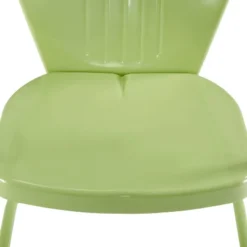 Griffith Metal Chair Key Lime - Crosley -Sunnydaze Decor Store GUEST dc236454 8519 44cd b21a a97a0b19d000