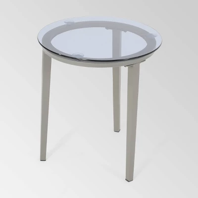 Pebble 3pc Wicker Boho Chat Set - Gray - Christopher Knight Home 6 Pebble 3pc Wicker Boho Chat Set - Gray - Christopher Knight Home - Image 4