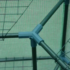 Outsunny Walk-in Greenhouse Outdoor 3 Tier 10 Shelf Warm House Garden Hexagonal Hot House With Roll-Up Zipper Door & Steel Frame -Sunnydaze Decor Store GUEST dc52f82e 5dd9 42ed af76 9f4bb405e5a3