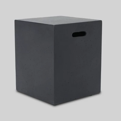 Augusta 5pc Wood & Wicker Chat Set With Fire Pit - Natural/Gray/Dark Gray - Christopher Knight Home 6 Augusta 5pc Wood & Wicker Chat Set With Fire Pit - Natural/Gray/Dark Gray - Christopher Knight Home - Image 4