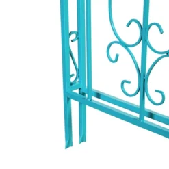 Evergreen Montebello Iron Garden Arbor, Coastal Blue- 53 X 84 X 23 Inches Fade And Weather Resistant Outdoor Decor 15 Evergreen Montebello Iron Garden Arbor, Coastal Blue- 53 X 84 X 23 Inches Fade And Weather Resistant Outdoor Decor -Sunnydaze Decor Store GUEST dcbce31a d63b 4672 abf4 ca4700cf2b2a