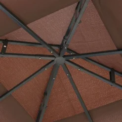 Outsunny 10'x10' Outdoor Gazebo, Double Tiered Canopy Tent With Mosquito Netting, And Steel Frame For Patio, Backyards And Parties, Coffee -Sunnydaze Decor Store GUEST ddf4f88a 781e 4c5a b7a6 0c4ea2bb7cd1