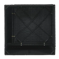 7pc Wicker Patio Seating Set With Cushions & Striped Pillows - Gray - GODEER -Sunnydaze Decor Store GUEST df03f5c9 27fa 47bc b964 c417e09fdf9c