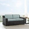 Beaufort Outdoor Wicker Loveseat - Mist - Crosley 2 Beaufort Outdoor Wicker Loveseat - Mist - Crosley -Sunnydaze Decor Store GUEST df26cef4 08c8 4c09 ab84 11c42fe24e7f