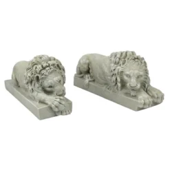 Design Toscano Lions From The Vatican Sculptures
