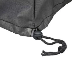 Gold 2-Layer Polyester Fabric Outdoor Dining Set Round Cover Charcoal Gray By Shield