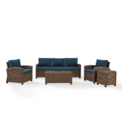Bradenton 5pc Outdoor Wicker Sofa Set - Crosley -Sunnydaze Decor Store GUEST e0c34a7c fc81 4f67 b813 52525cba84b1