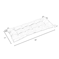 Outdoor Solid Jockey Red Sunbrella Swing/Bench Cushion - Kensington Garden 13 Outdoor Solid Jockey Red Sunbrella Swing/Bench Cushion - Kensington Garden -Sunnydaze Decor Store GUEST e2a84da8 7651 48c1 9e84 0fad636f34aa