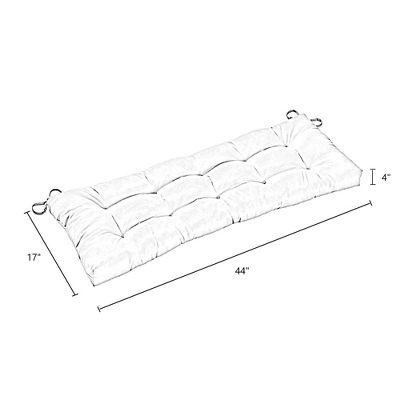 Outdoor Solid Jockey Red Sunbrella Swing/Bench Cushion - Kensington Garden 8 Outdoor Solid Jockey Red Sunbrella Swing/Bench Cushion - Kensington Garden - Image 6