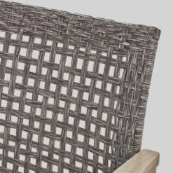 Hampton 5pc Wood & Wicker Club Chair Set With Fire Pit - Christopher Knight Home 10 Hampton 5pc Wood & Wicker Club Chair Set With Fire Pit - Christopher Knight Home -Sunnydaze Decor Store GUEST e2fbd5c6 e7dd 43ed bddd 2a194add0193