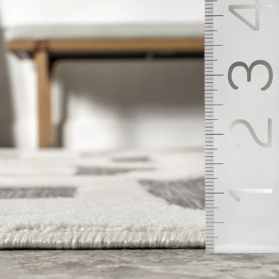 NuLOOM Nicola Transitional Bars Indoor/Outdoor Area Rug 4 NuLOOM Nicola Transitional Bars Indoor/Outdoor Area Rug - Image 2