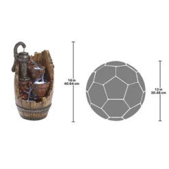 Design Toscano Farm Cistern Barrel Illuminated Garden Fountain -Sunnydaze Decor Store GUEST e49098ad 42f2 47eb 91ca b57747ca5c37