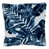 Saro Lifestyle Blue Tropical Leaf Outdoor Pillow -Sunnydaze Decor Store GUEST e5731708 f88a 4673 a79a 161c5efeac84