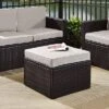 Palm Harbor Outdoor Wicker Ottoman - Gray - Crosley 1 Palm Harbor Outdoor Wicker Ottoman - Gray - Crosley -Sunnydaze Decor Store GUEST e5a33c8d 1e78 4303 beb5 4efebf93d32e