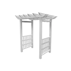 Springport 7.5' Outdoor Arbor - Vita -Sunnydaze Decor Store GUEST e5f260b9 bebf 4b10 b15d eae9ed34763f