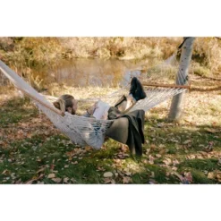 Stansport Acapulco Cotton Rope Hammock 78" X 47" -Sunnydaze Decor Store GUEST e61897a5 333e 496d 9f88 b0e79ff52487