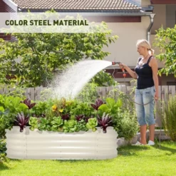 Aoodor Metal Raised Garden Bed - 60'' X 14.5'' X 17''(H) - Perfect Fusion Of Aesthetics And Practicality - Beige 13 Aoodor Metal Raised Garden Bed - 60'' X 14.5'' X 17''(H) - Perfect Fusion Of Aesthetics And Practicality - Beige -Sunnydaze Decor Store GUEST e6f49fe6 a0ef 43a2 838e 926b5a5adfaf