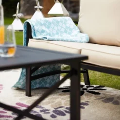 2pc Loveseat Patio Seating Set - Patio Festival -Sunnydaze Decor Store GUEST e87c227a ee65 4c7b acb6 f17b22dd64c9