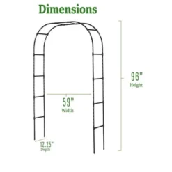 Gardener's Supply Company Titan Arch Arbor Garden Trellis | Sturdy Tall Garden Arch Plant Support For Climbing Plants, Vines And Flowers | Elegant -Sunnydaze Decor Store GUEST e8964fe8 a51e 4dd3 84fa c16ced12ff54