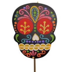 Christmas Sugar Skull Trio - Three Garden Stakes 24.75 Inches - Day Of The Dead - F22142 - Metal - Multicolored 7 Christmas Sugar Skull Trio - Three Garden Stakes 24.75 Inches - Day Of The Dead - F22142 - Metal - Multicolored -Sunnydaze Decor Store GUEST e97b39bb ce25 4eb1 b70a eb44b2a2f427