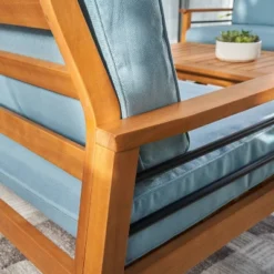 Gloucester 4pc Patio Sofa Set - Vifah -Sunnydaze Decor Store GUEST ea29f4b2 ba86 46c1 9322 be128c590938