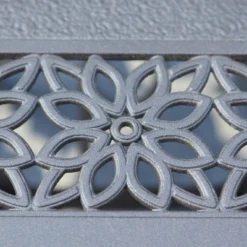 Outdoor Cast Aluminum Round Table With 1.97" Umbrella Hole - Brown - Captiva Designs -Sunnydaze Decor Store GUEST eaeb557f 5a6b 4b03 8c2f 6a378cb43c7f