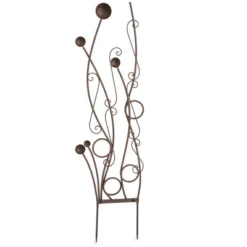 Wind & Weather Gold And Brown Abstract Metal Trellis -Sunnydaze Decor Store GUEST eb1218d9 4c6c 4b9e 9eff 1f5c347aa3e0