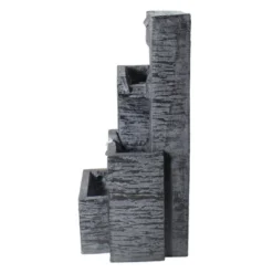 Northlight 32.25" Black And Gray Lighted Three-tier Outdoor Garden Water Fountain 8 Northlight 32.25" Black And Gray Lighted Three-tier Outdoor Garden Water Fountain -Sunnydaze Decor Store GUEST eb5917e1 aa99 4de5 9504 c2386fee4357