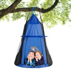 Costway 40'' Kids Hanging Chair Swing Tent Set Hammock Nest Pod Seat -Sunnydaze Decor Store GUEST ebfc6d92 0a1a 4d5d 83f6 9fbfee836f13