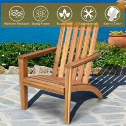 Costway 2PCS Patio Acacia Wood Adirondack Chair Lounge Armchair Durable Outdoor Garden 16 Costway 2PCS Patio Acacia Wood Adirondack Chair Lounge Armchair Durable Outdoor Garden -Sunnydaze Decor Store GUEST ecc6805b 2d5a 492d a03c 62ca7ff5087e