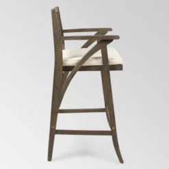 Hermosa 4pk Acacia Wood Patio Barstools - Christopher Knight Home -Sunnydaze Decor Store GUEST ecd83000 6278 4983 a29d 7e370004d55d