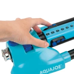 Aqua Joe AJ-OMS20-BRS Indestructible Metal Base Oscillating Sprinkler | Customizable Coverage | 4973 Sq Ft Max Coverage -Sunnydaze Decor Store GUEST ecfd2a42 7653 49c0 a241 a8d6ad85d470