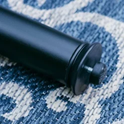 7pc Outdoor Dining Set With Padded Swivel Chairs & Metal Rectangle Table With Umbrella Hole - Gray - Captiva Hole -Sunnydaze Decor Store GUEST ed98a506 e912 4793 a094 754403a0b33e