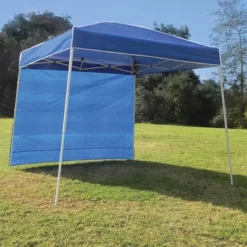 Z-Shade 10 X 10 Foot Horizon Angled Leg Instant Shade Canopy Tent Shelter With Z-Shade 10 Ft Angled Leg Canopy Tent Taffeta Attachment, Blue 9 Z-Shade 10 X 10 Foot Horizon Angled Leg Instant Shade Canopy Tent Shelter With Z-Shade 10 Ft Angled Leg Canopy Tent Taffeta Attachment, Blue -Sunnydaze Decor Store GUEST eda77820 517e 495b a611 e480f463eb8e