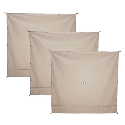 Gazelle Tents G5 5 Sided Pop Up Portable 4 Person Camping Tent Gazebo, Desert Sand And Portable Gazebo Screen Tent Wind Panels, Desert Sand (3 Pack) 4 Gazelle Tents G5 5 Sided Pop Up Portable 4 Person Camping Tent Gazebo, Desert Sand And Portable Gazebo Screen Tent Wind Panels, Desert Sand (3 Pack) - Image 2