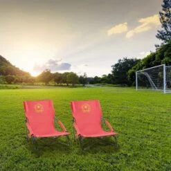 Maui And Sons Comfort Sling Back Bag Beach Camping Picnic Chair Coral -Sunnydaze Decor Store GUEST efbe29d7 3454 4fbc 9ebf cae835a623b8