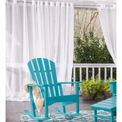 SunSpun Grommet Top Outdoor Curtain, 54"W X 108"L