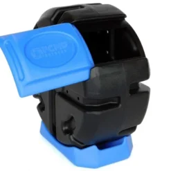 FCMP Outdoor RC2000WB-BLU 19-Gal Plastic Single Chamber Half Size Rolling Composter Outdoor Rotating Garden Compost Bin, Black/Blue (2 Pack) -Sunnydaze Decor Store GUEST f047c37f 7b85 4b48 8be1 39f1234269b5